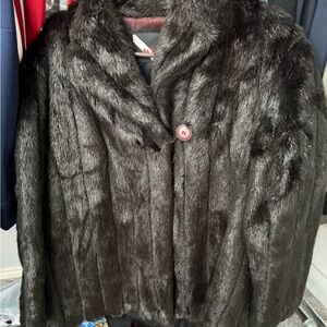 Vintage Wiman faux fur coat
